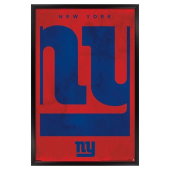 New York Giants 24" x 36" Framed Poster