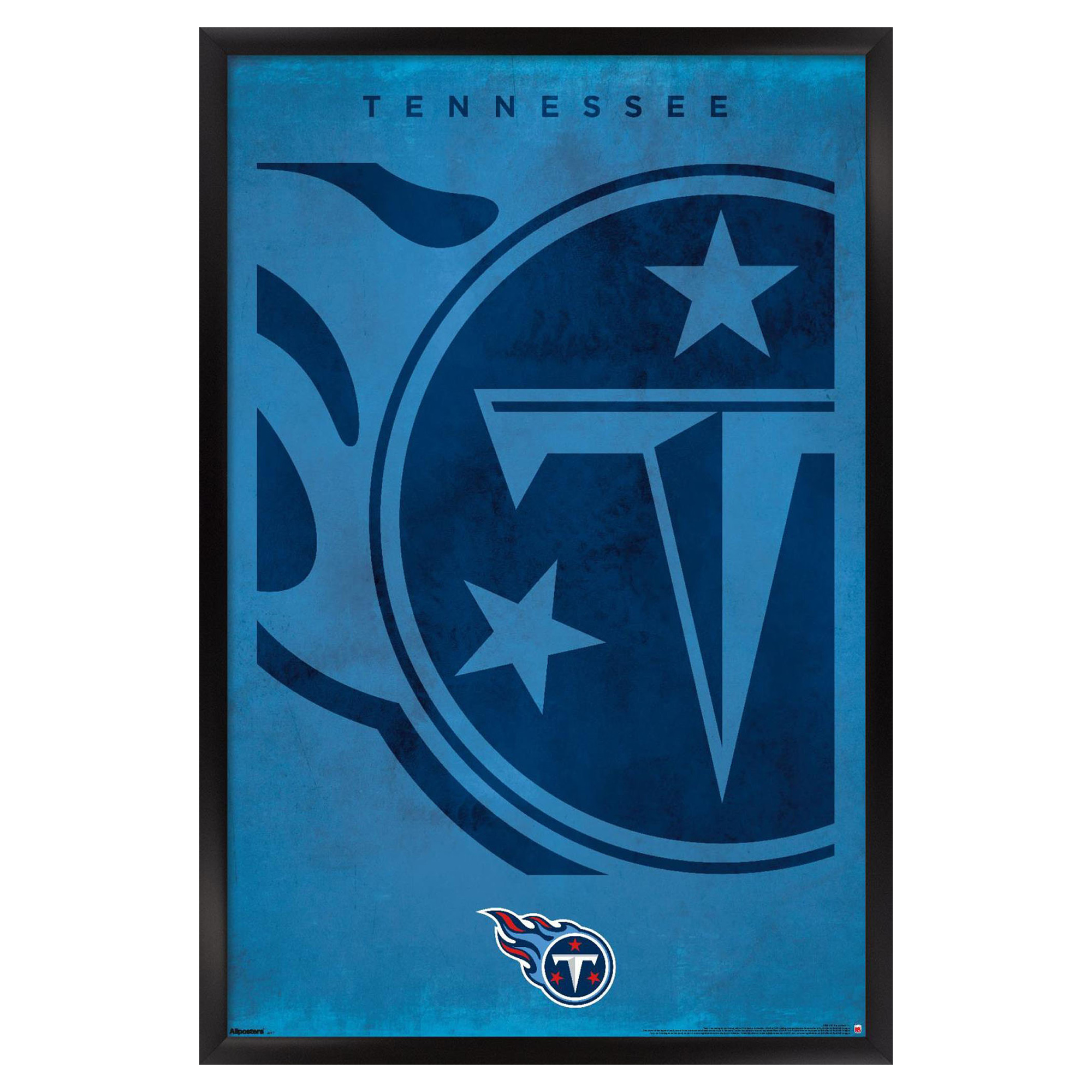 Tennessee Titans 24" x 36" Framed Poster
