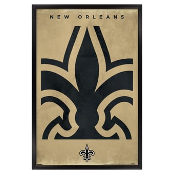 New Orleans Saints 24" x 36" Framed Poster