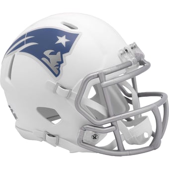 Riddell  New England Patriots Rivalries Collection On-Field Alternate Speed Mini Helmet