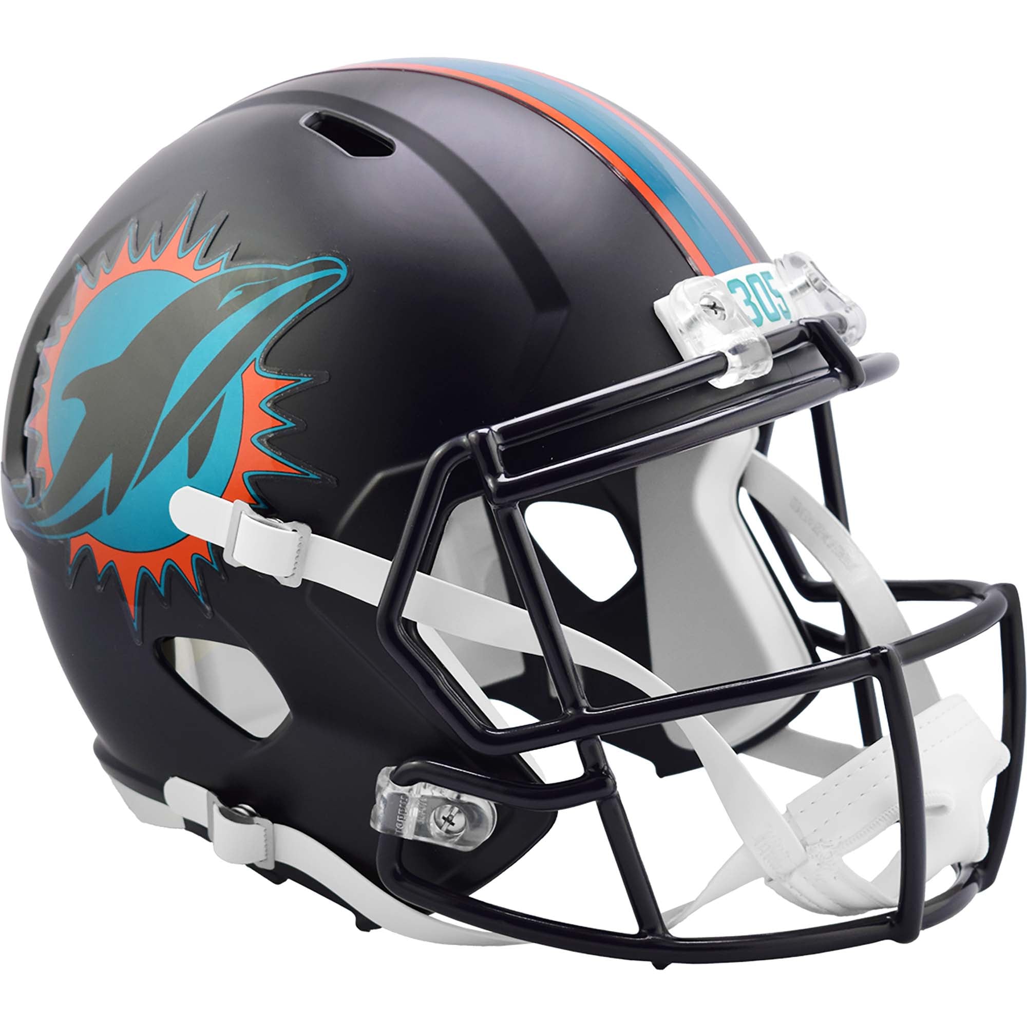 Riddell  Miami Dolphins Rivalries Collection On-Field Alternate Speed Replica Helmet