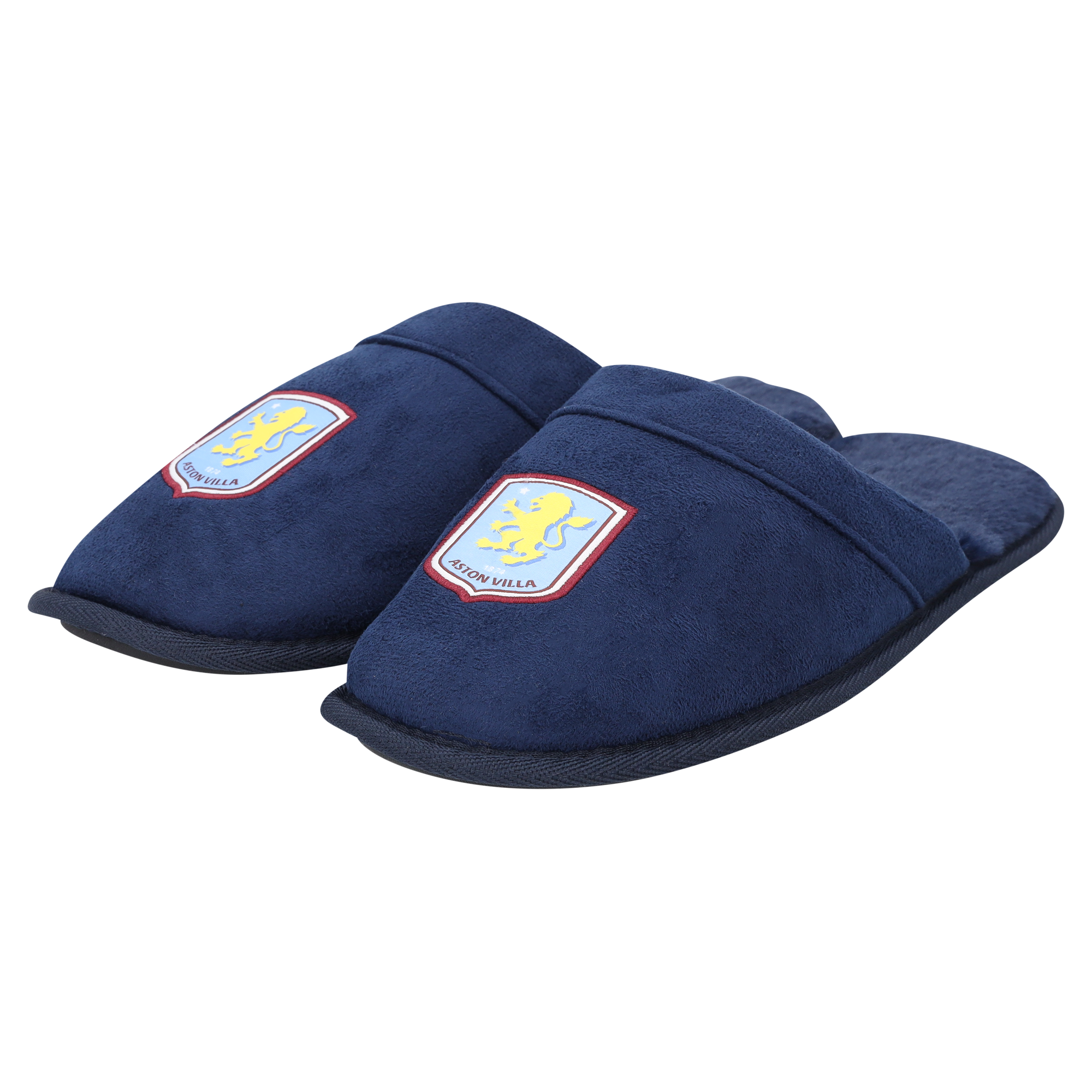 Aston Villa Mule Slippers - Navy - Mens