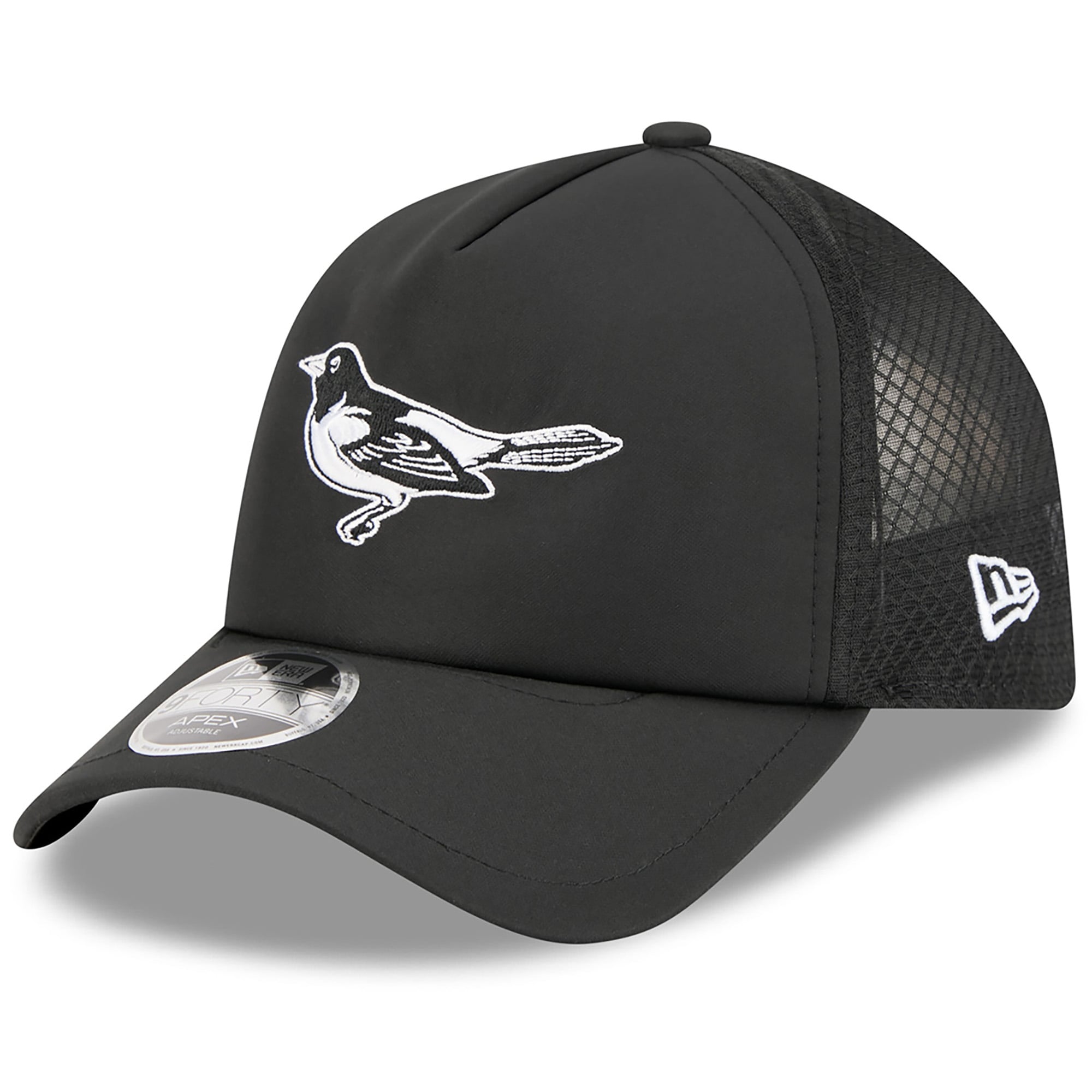 Men's New Era Baltimore Orioles 2026 Batting Practice Alternate Apex 9FORTY Adjustable Hat