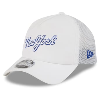 Men's New Era New York Mets 2026 Batting Practice Apex 9FORTY Adjustable Trucker Hat