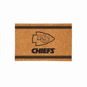 Kansas City Chiefs 24" x 36" Outdoor Monochrome Team Logo Coir Mat