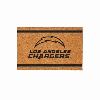 Los Angeles Chargers 24" x 36" Outdoor Monochrome Team Logo Coir Mat