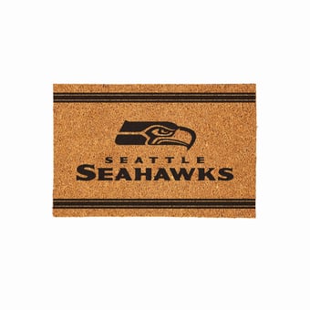 Seattle Seahawks 24" x 36" Outdoor Monochrome Team Logo Coir Mat