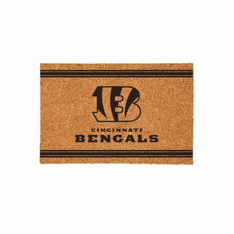 Cincinnati Bengals 24" x 36" Outdoor Monochrome Team Logo Coir Mat