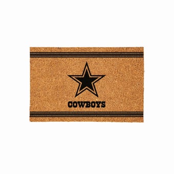 Dallas Cowboys 24" x 36" Outdoor Monochrome Team Logo Coir Mat
