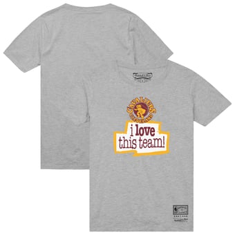 Men's Mitchell & Ness  Heather Gray Cleveland Cavaliers I Love This Team T-Shirt