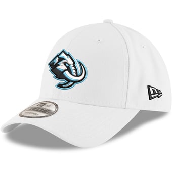 Men's New Era  White Utah Mammoth 9FORTY Adjustable Hat