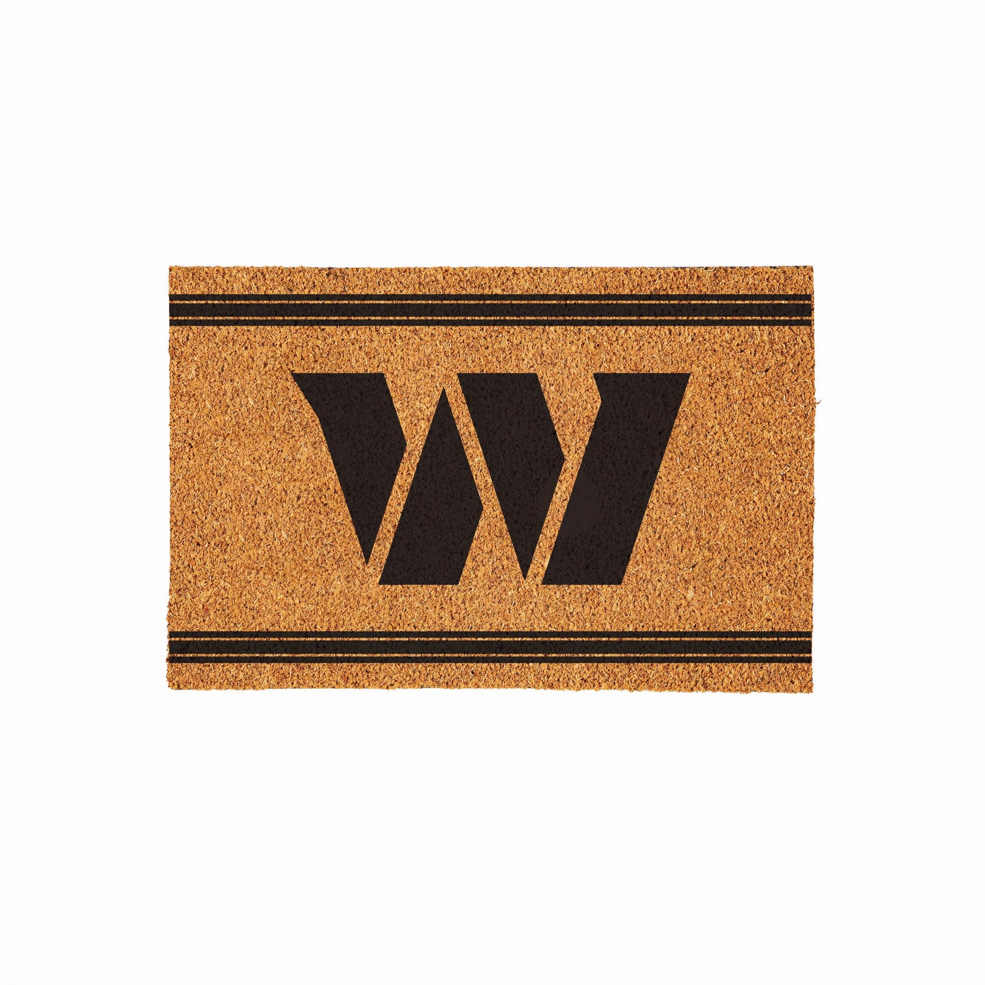 Washington Commanders 24" x 36" Outdoor Monochrome Team Logo Coir Mat