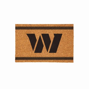 Washington Commanders 24" x 36" Outdoor Monochrome Team Logo Coir Mat