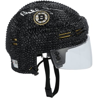 Bobby Orr Boston Bruins Autographed Swarovski Crystal Mini Helmet - Art by Rock On Sports