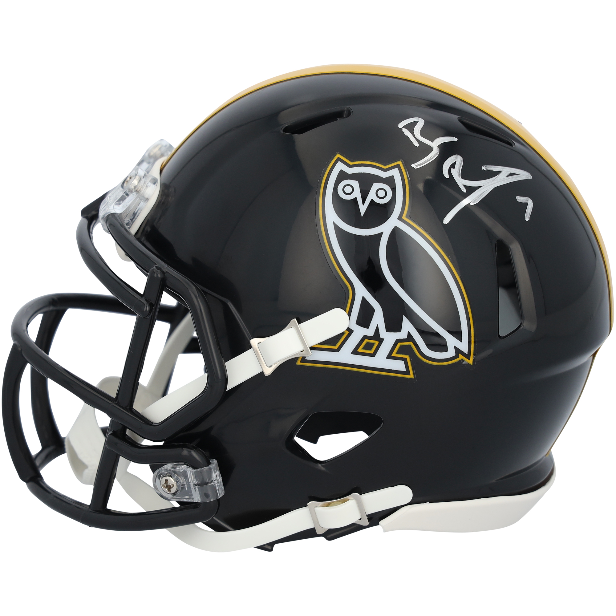 Ben Roethlisberger Pittsburgh Steelers Autographed Riddell OVO Speed Mini Helmet