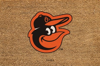 Baltimore Orioles 24" x 36" Outdoor Team Logo Coir Mat