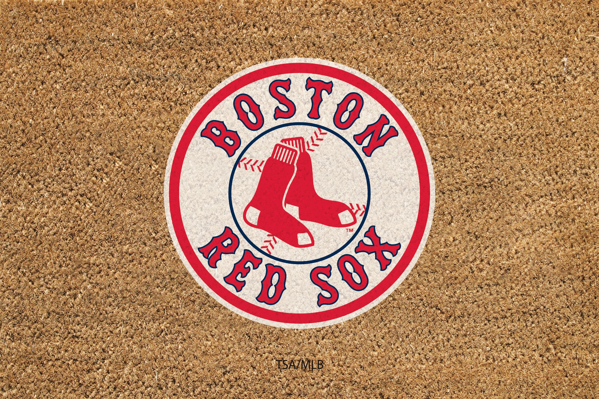 Boston Red Sox 24" x 36" Outdoor Team Logo Coir Mat