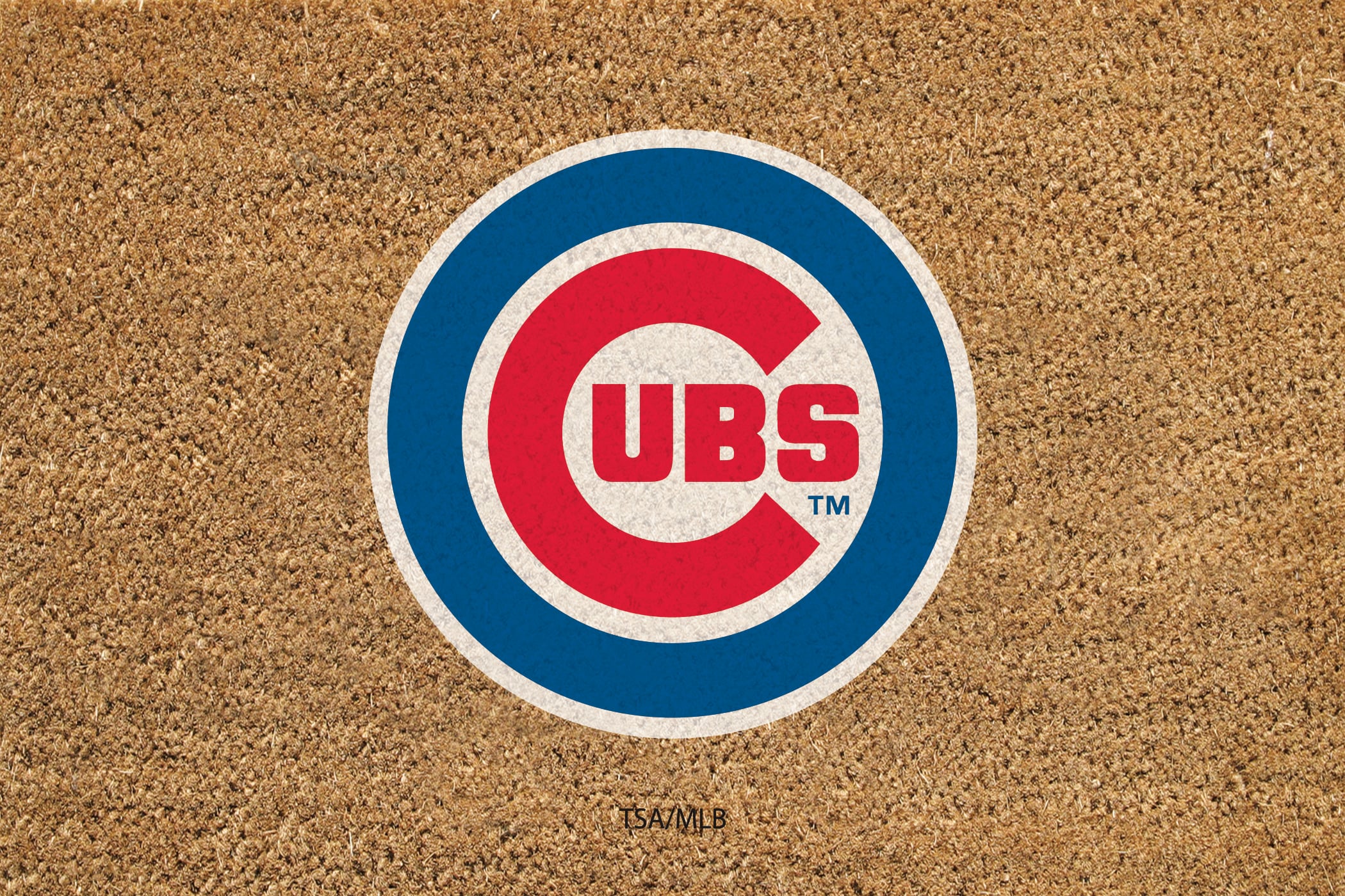 Chicago Cubs 24" x 36" Outdoor Team Logo Coir Mat