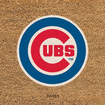 Chicago Cubs 24" x 36" Outdoor Team Logo Coir Mat