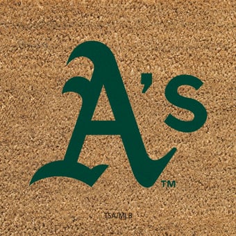 Athletics 24" x 36" Outdoor Team Logo Coir Mat