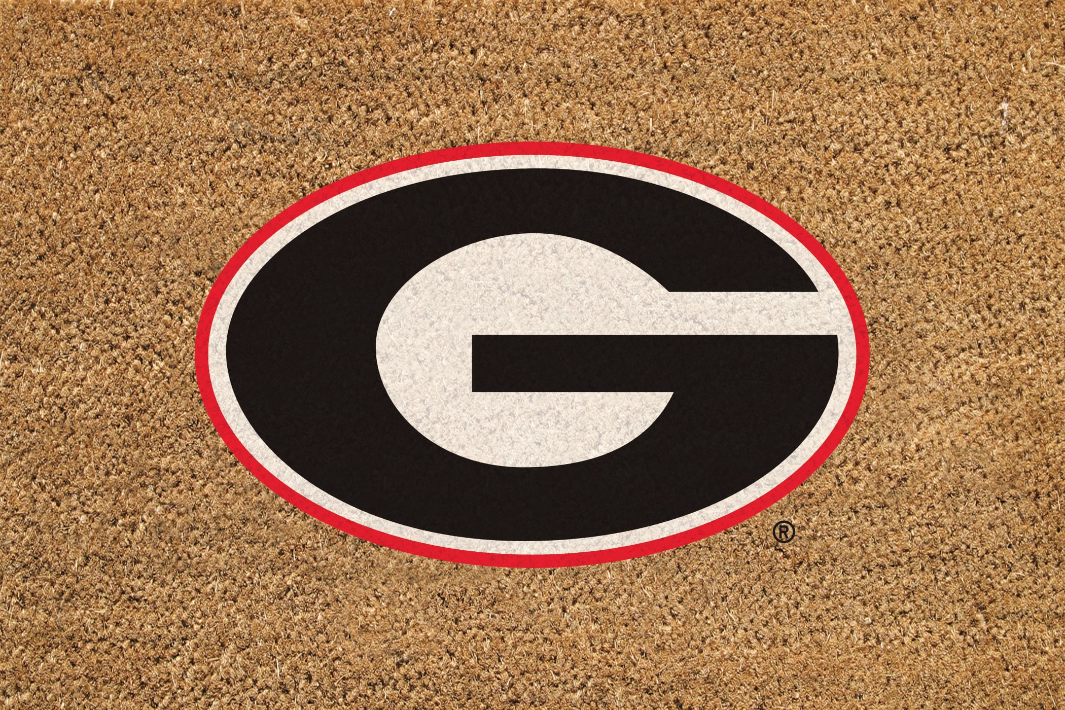 Georgia Bulldogs 24" x 36" Outdoor Team Logo Coir Mat