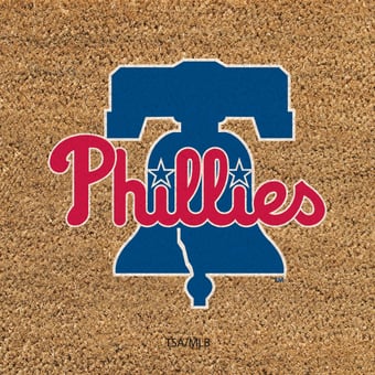 Philadelphia Phillies 24" x 36" Outdoor Team Logo Coir Mat