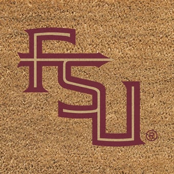 Florida State Seminoles 24" x 36" Outdoor Team Logo Coir Mat