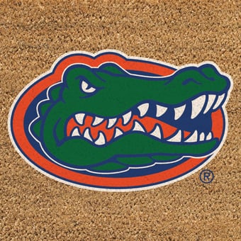 Florida Gators 24" x 36" Outdoor Team Logo Coir Mat