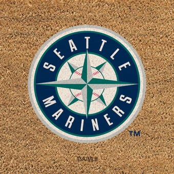 Seattle Mariners 24" x 36" Outdoor Team Logo Coir Mat