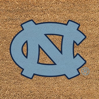 North Carolina Tar Heels 24" x 36" Outdoor Team Logo Coir Mat