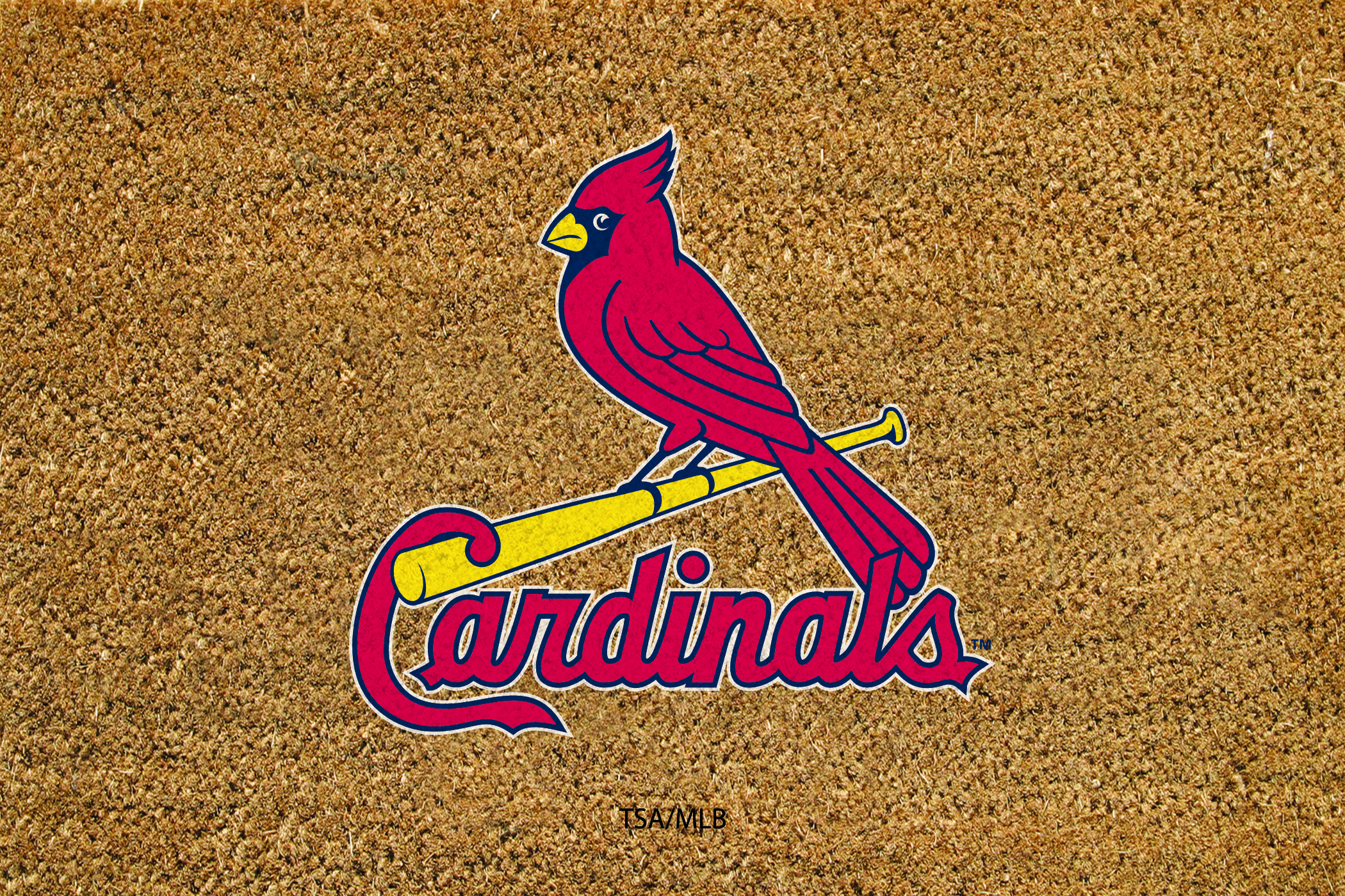 St. Louis Cardinals 24" x 36" Outdoor Team Logo Coir Mat