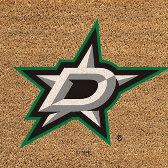 Dallas Stars 24" x 36" Outdoor Team Logo Coir Mat