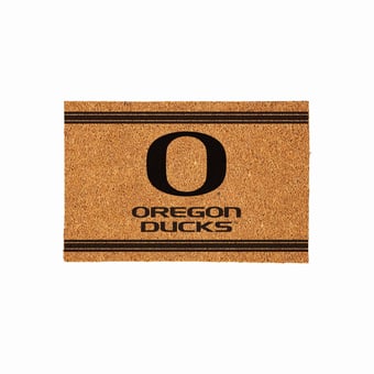 Oregon Ducks 24" x 36" Outdoor Monochrome Team Logo Coir Mat