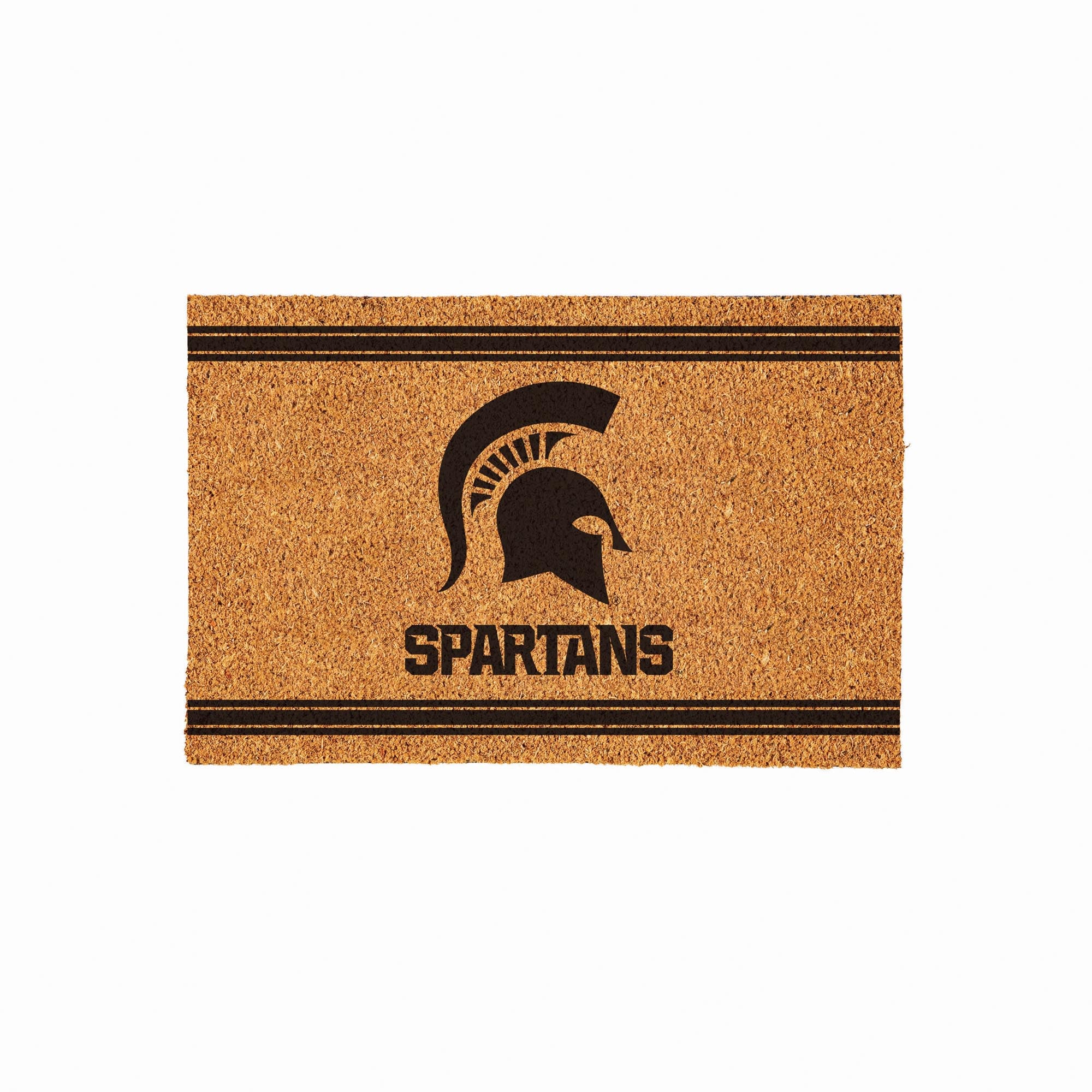 Michigan State Spartans 24" x 36" Outdoor Monochrome Team Logo Coir Mat