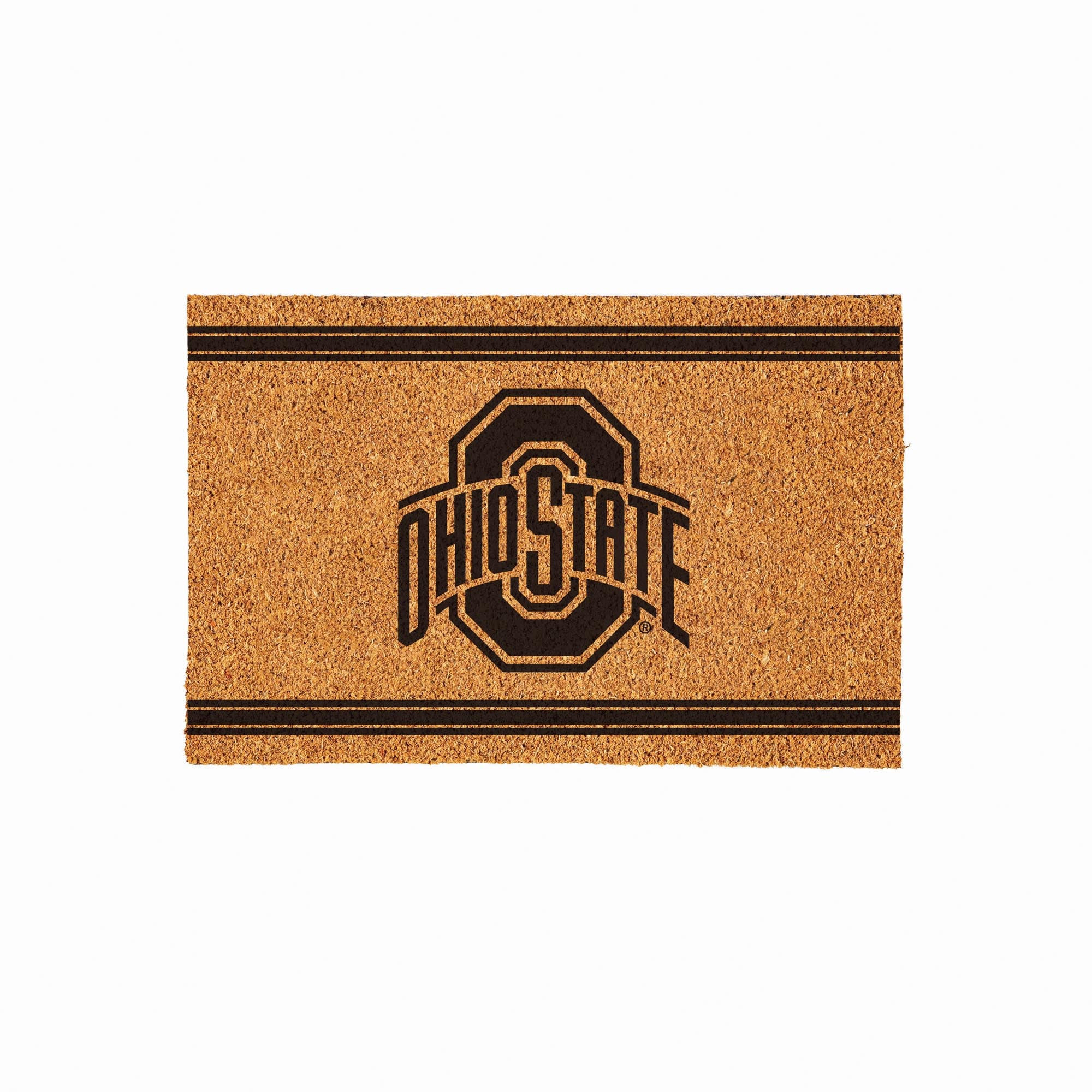 Ohio State Buckeyes 24" x 36" Outdoor Monochrome Team Logo Coir Mat