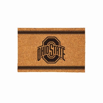 Ohio State Buckeyes 24" x 36" Outdoor Monochrome Team Logo Coir Mat