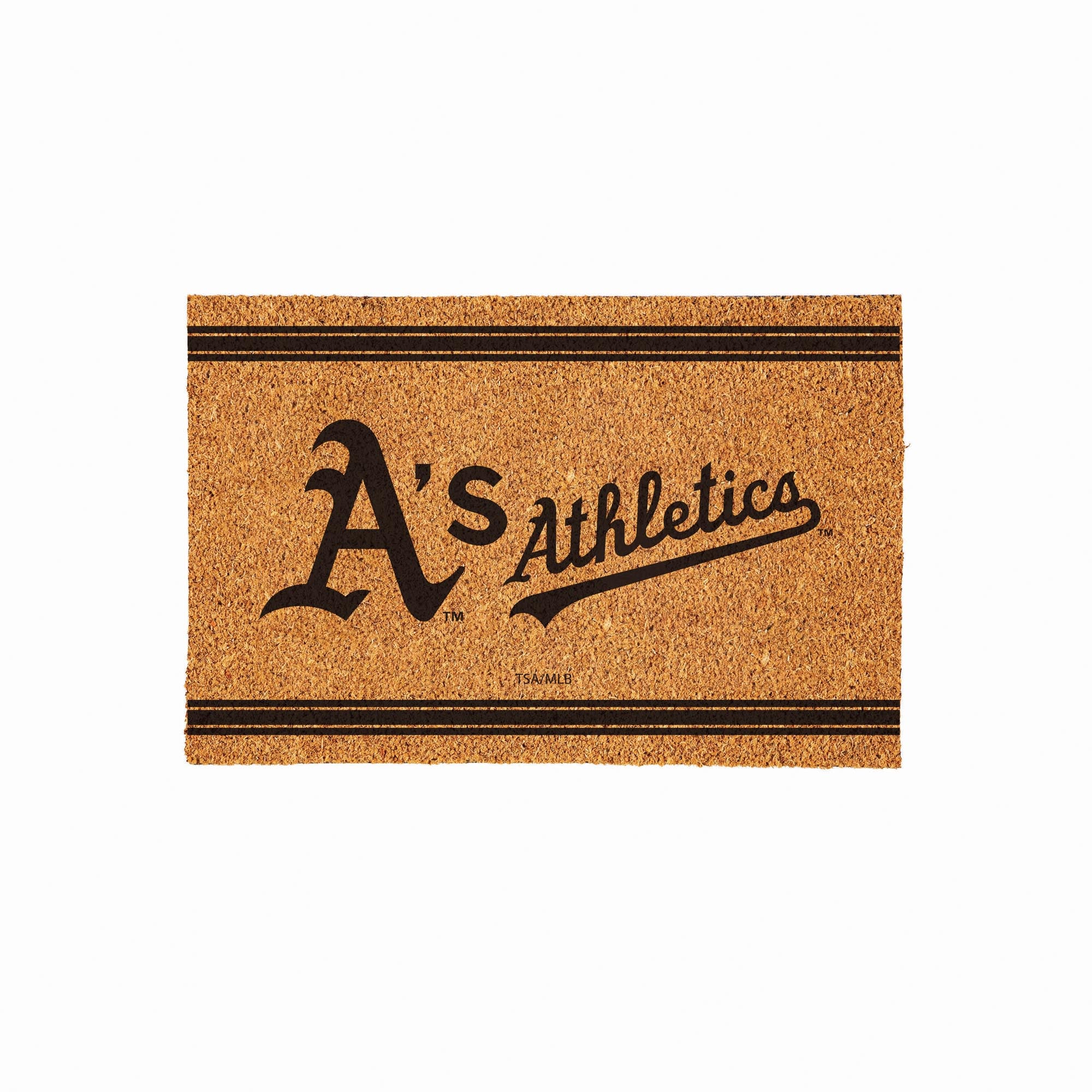 Athletics 24" x 36" Outdoor Monochrome Team Logo Coir Mat