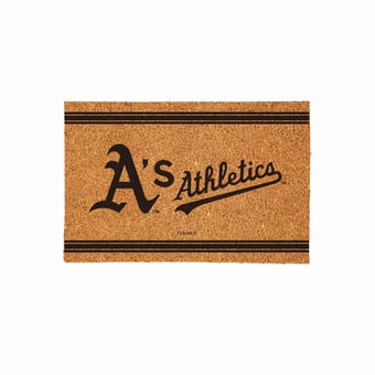 Athletics 24" x 36" Outdoor Monochrome Team Logo Coir Mat