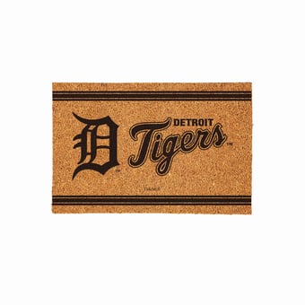 Detroit Tigers 24" x 36" Outdoor Monochrome Team Logo Coir Mat