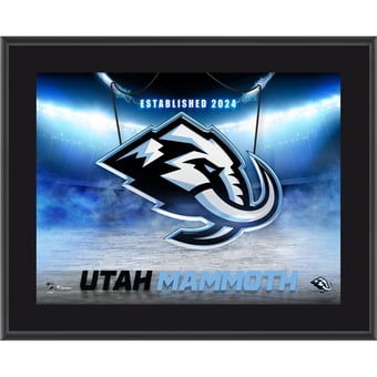 Utah Mammoth 10.5" x 13" Horizontal Team Logo Sublimated Plaque