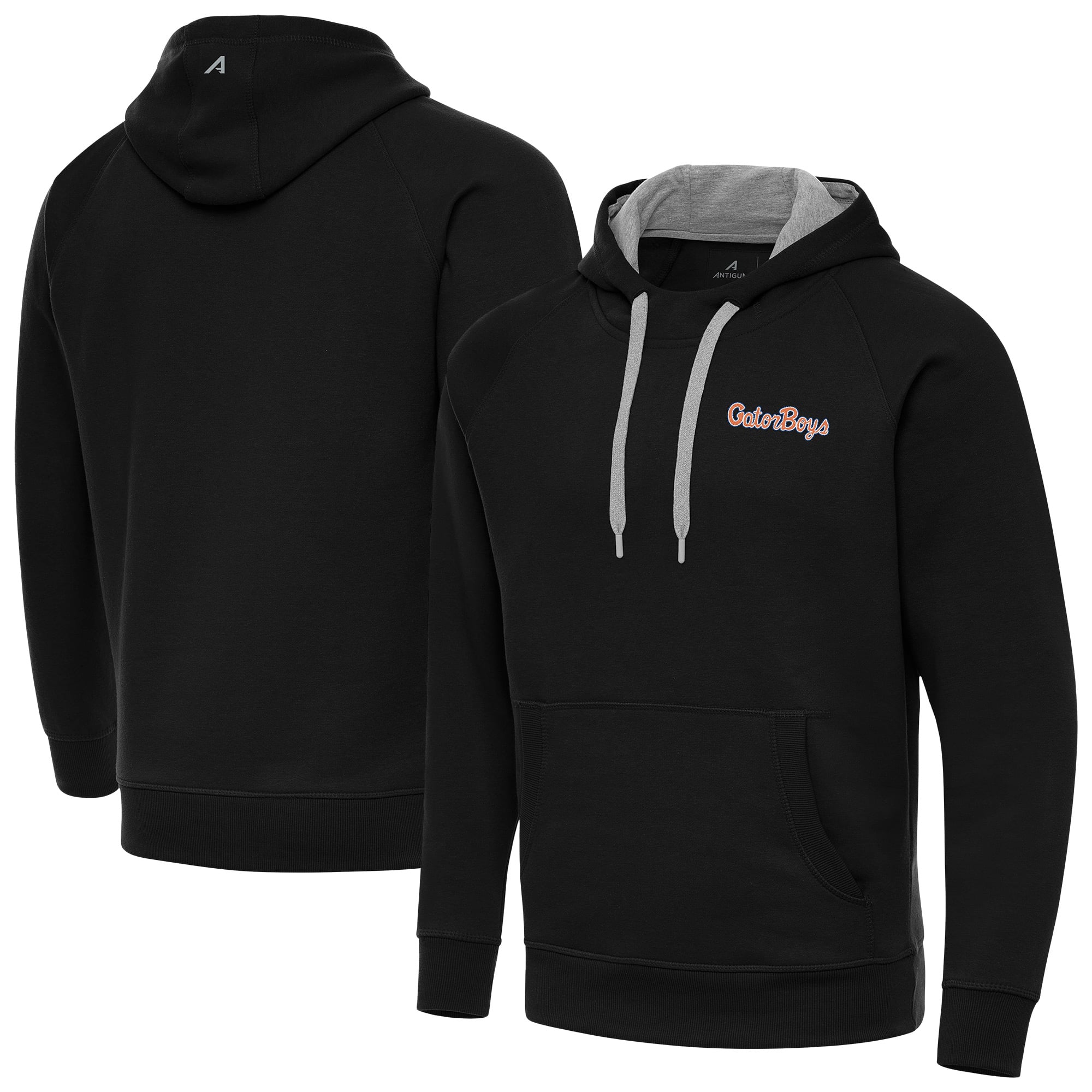 Men's Antigua  Black Florida Gators GatorBoys Victory Pullover Hoodie