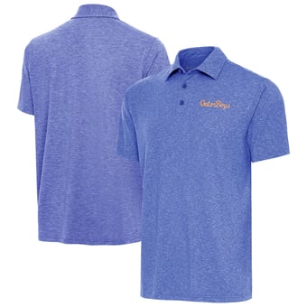 Men's Antigua  Heather Royal Florida Gators GatorBoys Tall Par 3 Polo