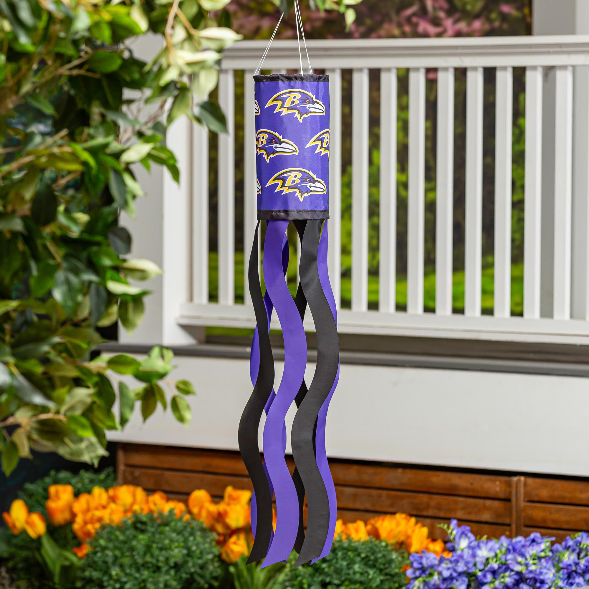 Baltimore Ravens 40" Outdoor Team Windsock
