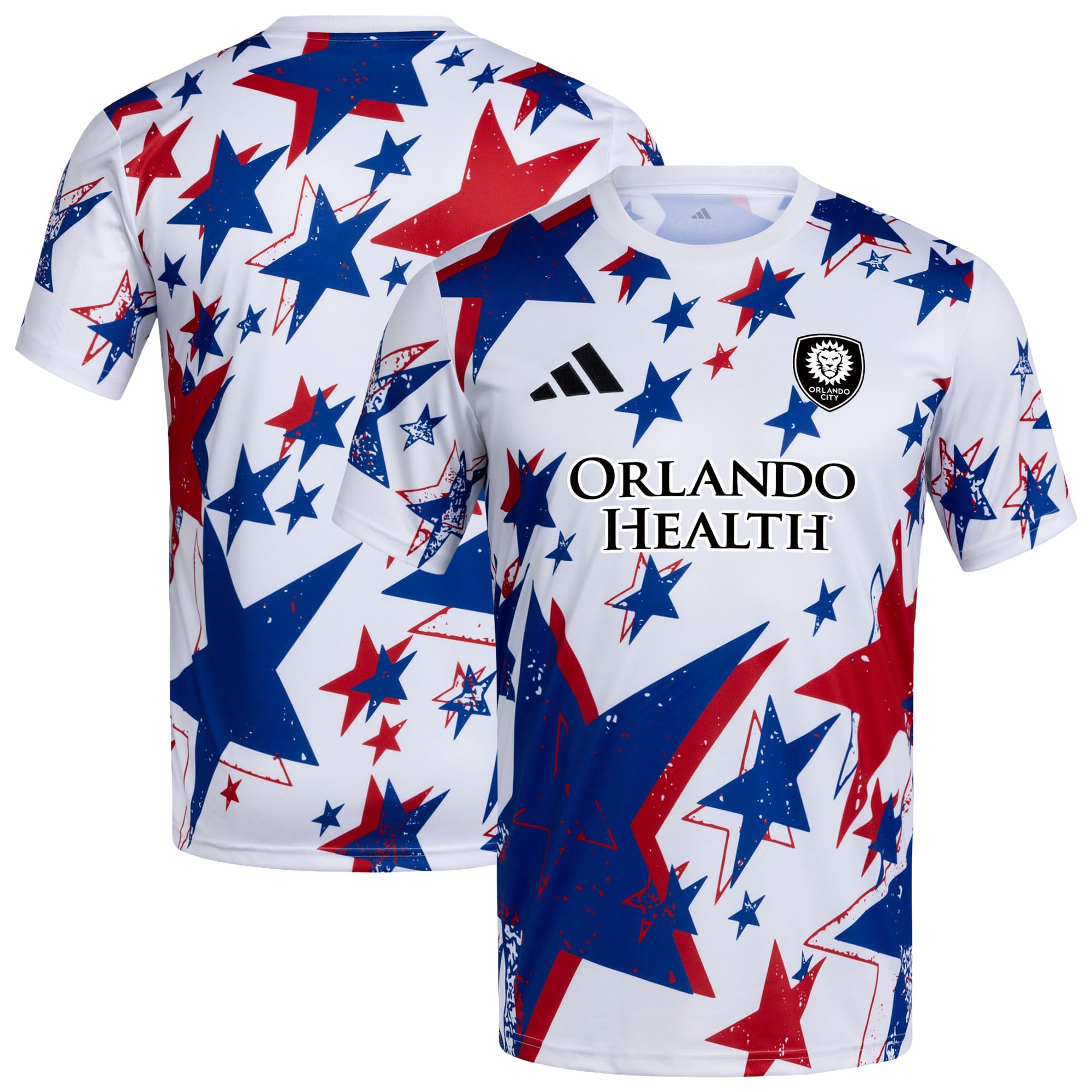 Men's adidas White Orlando City SC 2026 Americana Pre-Match Jersey