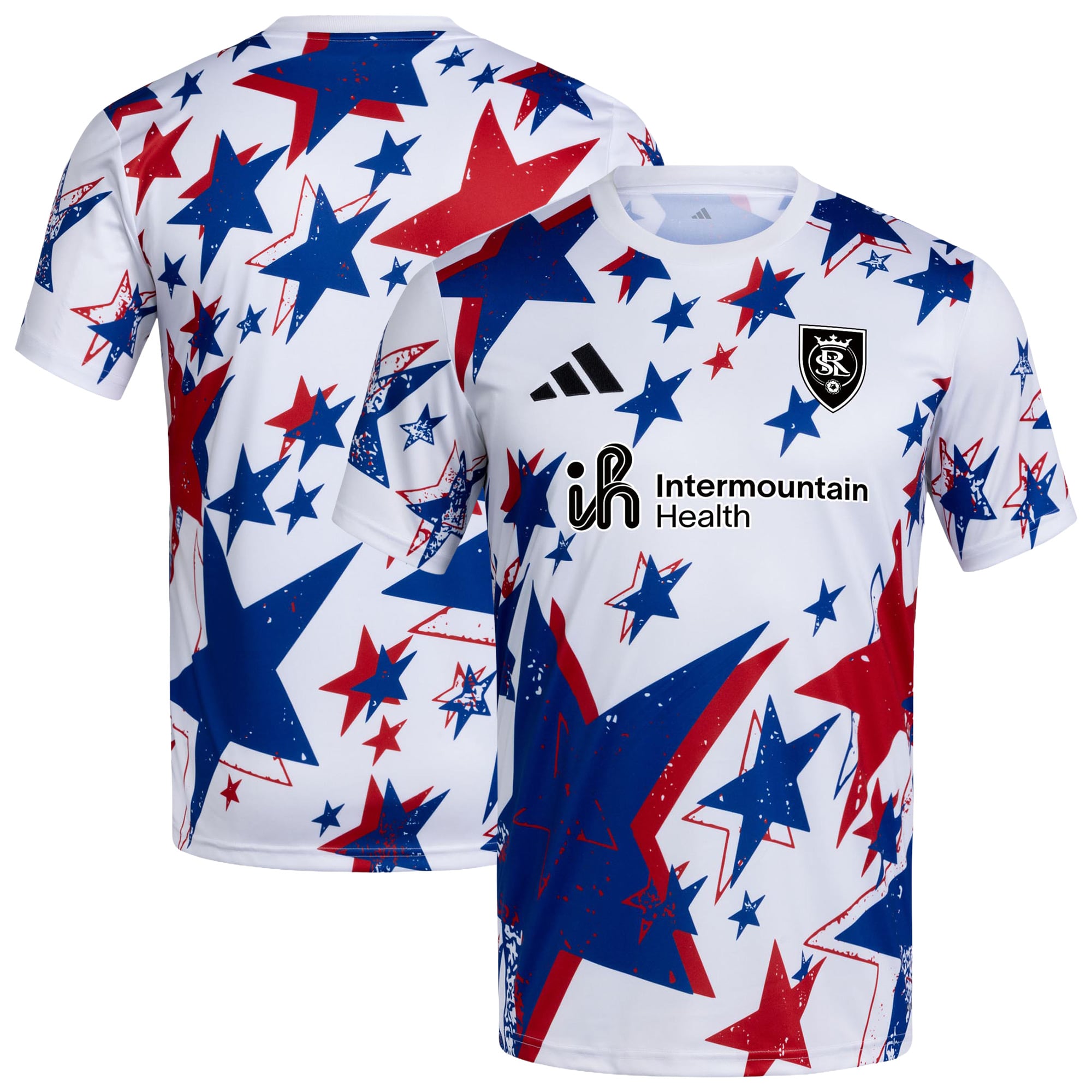 Men's adidas White Real Salt Lake 2026 Americana Pre-Match Jersey