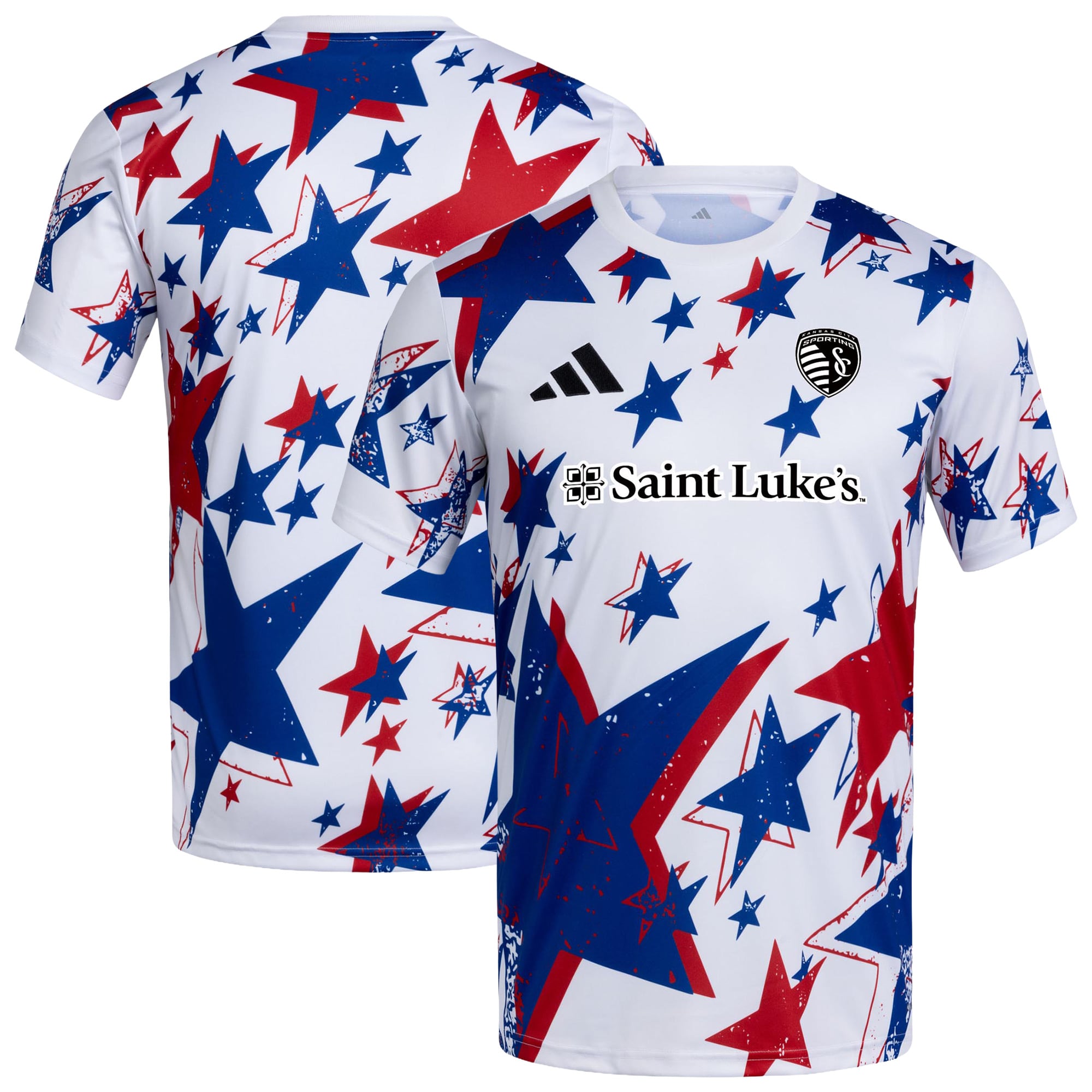 Men's adidas White Sporting Kansas City 2026 Americana Pre-Match Jersey