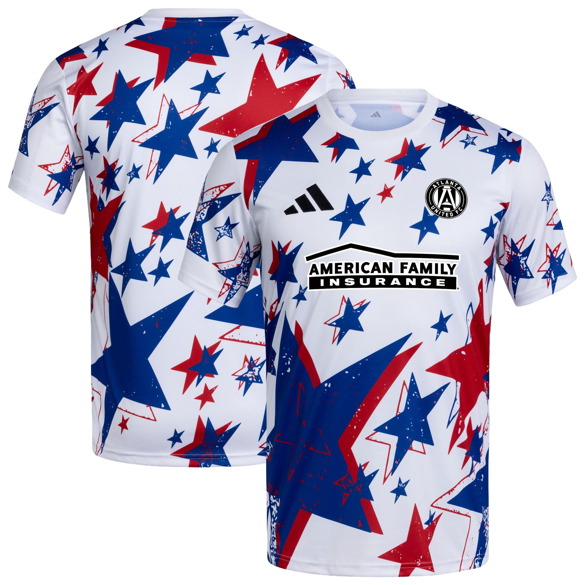 Men's adidas White Atlanta United FC 2026 Americana Pre-Match Jersey