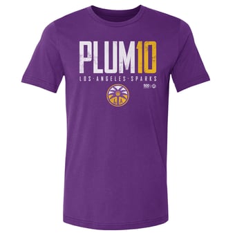 Men's 500 Level Kelsey Plum Purple Los Angeles Sparks Elite Player T-Shirt