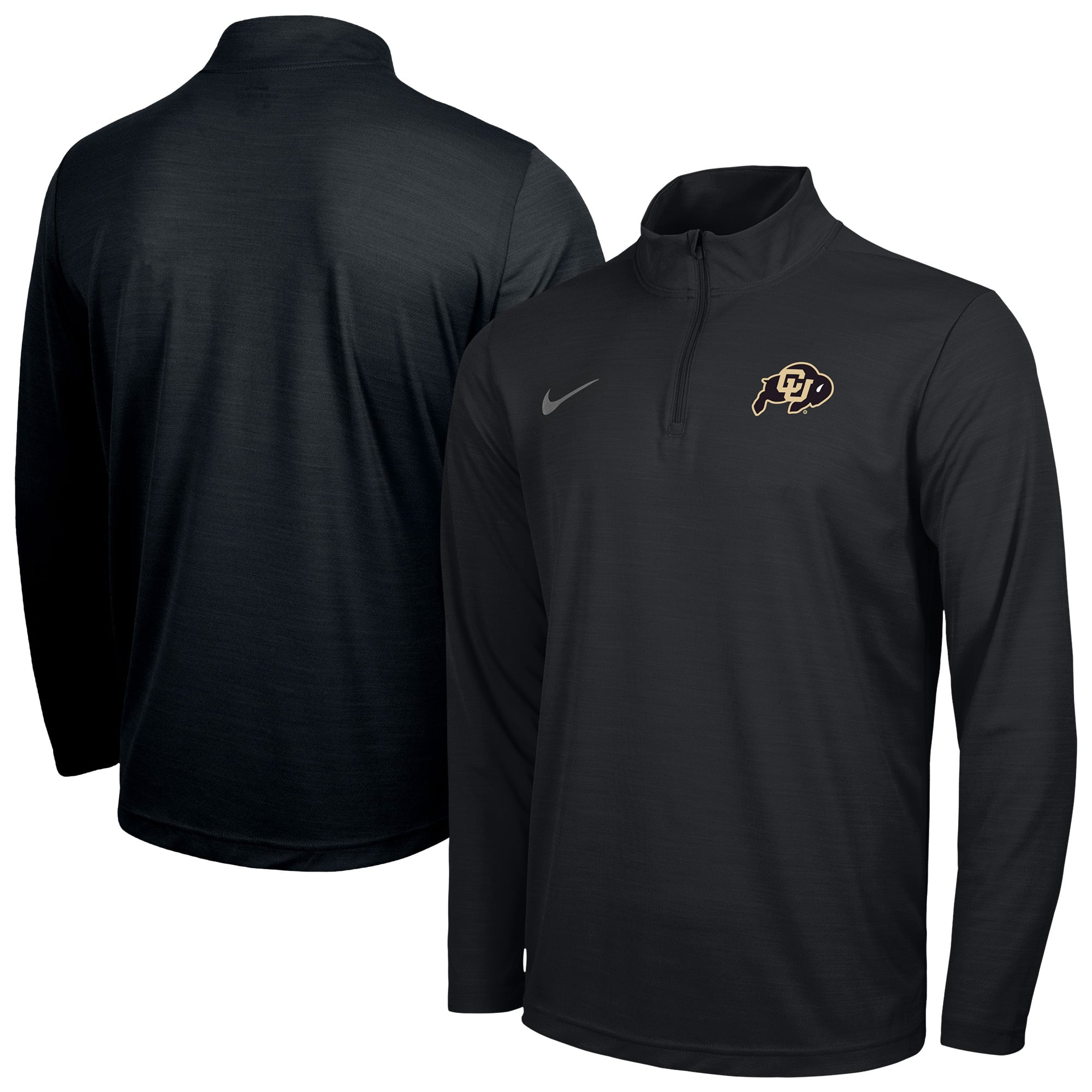 Men's Nike Black Colorado Buffaloes Intensity Performance Quarter-Zip Pullover
