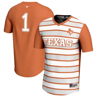 Youth GameDay Greats #1 Texas Orange Texas Longhorns Lightweight Soccer Fashion Jersey